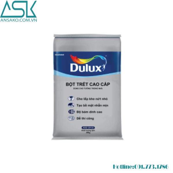 Bột Trét Tường Cao Cấp Trong Nhà Dulux