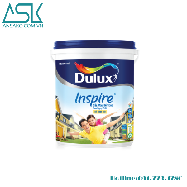 Dulux Inspire Ngoại Thất Sắc Màu Bền Đẹp Bề Mặt Mờ