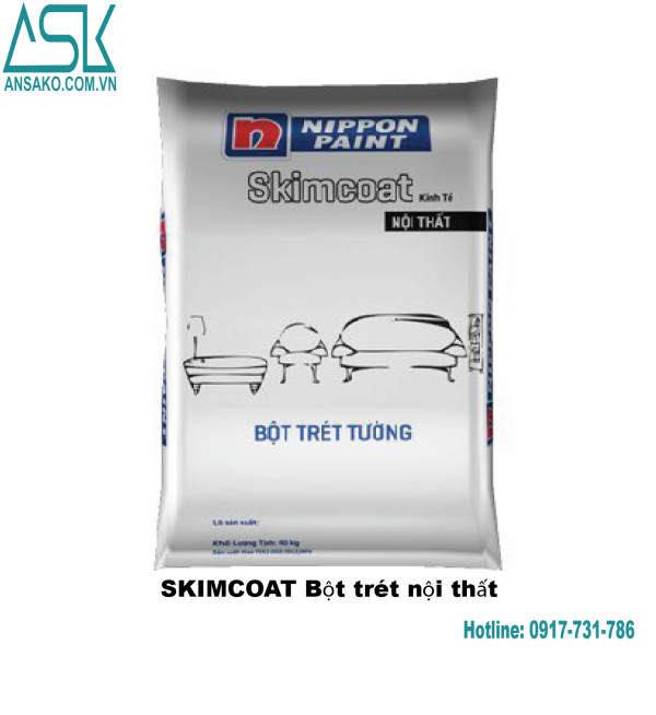 NIPPON SKIMCOAT BỘT TRÉT NỘI THẤT