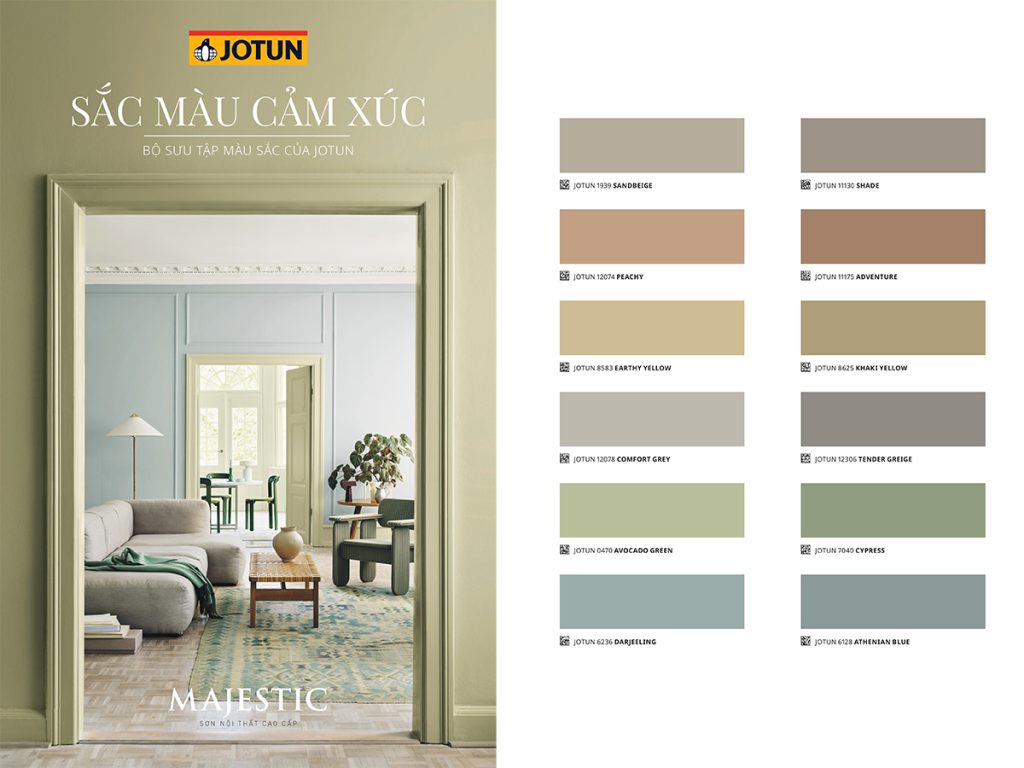 Top màu sơn xu hướng 2025 cho nhà phố, biệt thự