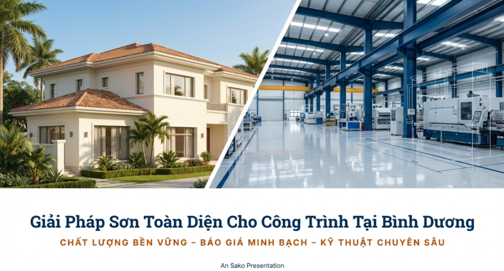 Báo giá sơn Bình Dương mới nhất