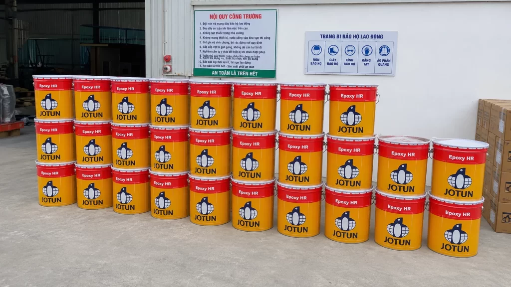 Vật liệu sơn công nghiệp chuyên dụng cho dự án sơn nhà xưởng KCN VSIP Bình Dương