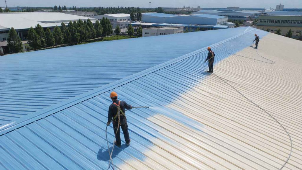 Đội ngũ thi công sơn mái tôn nhà xưởng KCN Nam Tân Uyên chuyên nghiệp, đảm bảo an toàn lao động